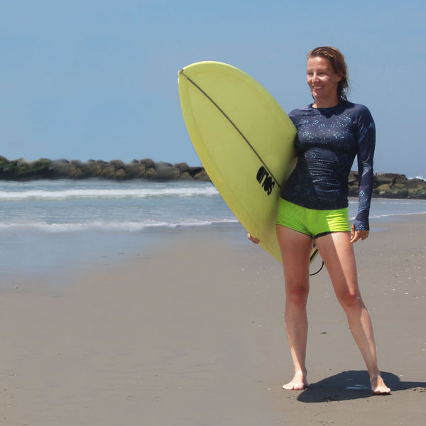 Eco Friendly Second Skin Surf & Swim Leggings in Tropical Rhapsody With 50  UPF Made in USA -  Ireland